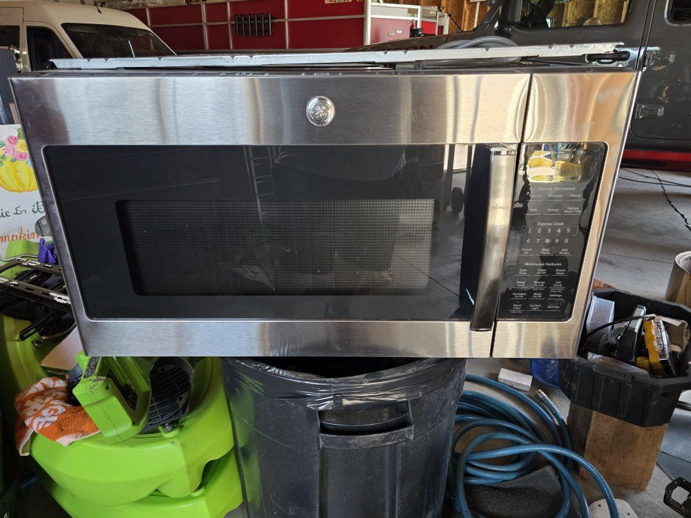 GE Profile Stainless Steel Over-The-Range Sensor Microwave