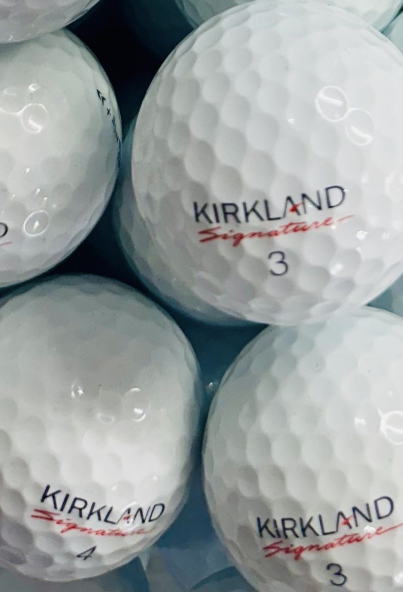 Hundreds Like New Kirkland Golf Balls in Stock