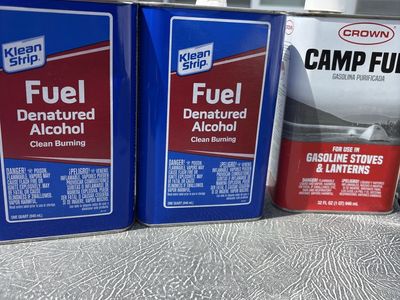 Denatured alcohol/camp fuel