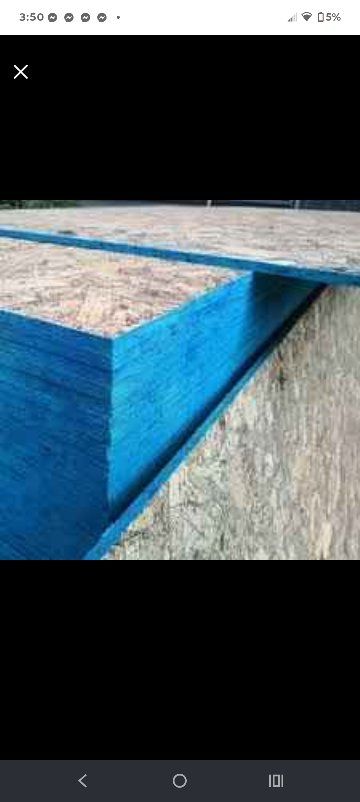 OSB Sheathing Plywood - Blue Edges for Moisture Protection