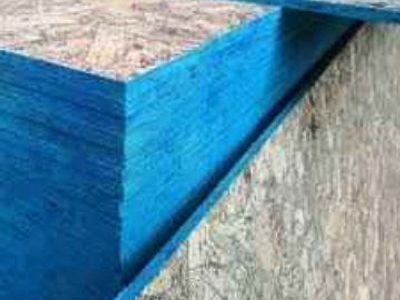 OSB Sheathing Plywood - Blue Edges for Moisture Protection