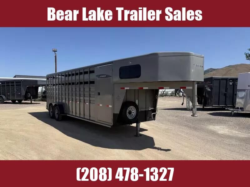 2025 Titan Trailers 24' Standard  Stock / Stock Combo Trailer
