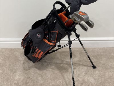 US Kids Golf Ultralight DV3 5-Club Set w/ Stand Bag - Ages 7-9 - 51-54" tall