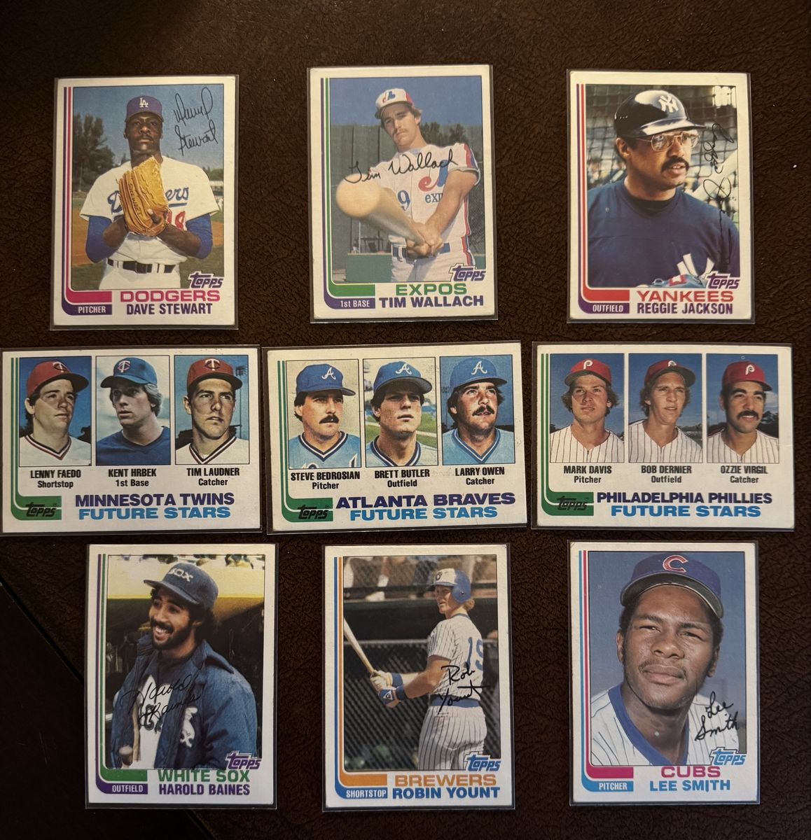 Lot of 1982 Topps baseball cards