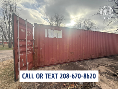 Local Idaho Company - 20ft and 40ft containers - Pick and choose your container