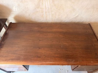 Wood Executive Desk with Drawers - Solid Construction
