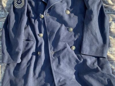 Vintage 1950s USAF wool peacoat