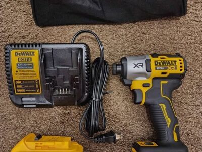 New Dewalt 20V MAX XR 1/4in. 3-Speed Impact Kit