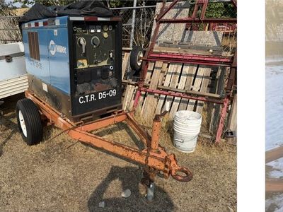 Miller Big Blue 500 Welder & Generator Trailer Mounted for Mobile Welding Projects