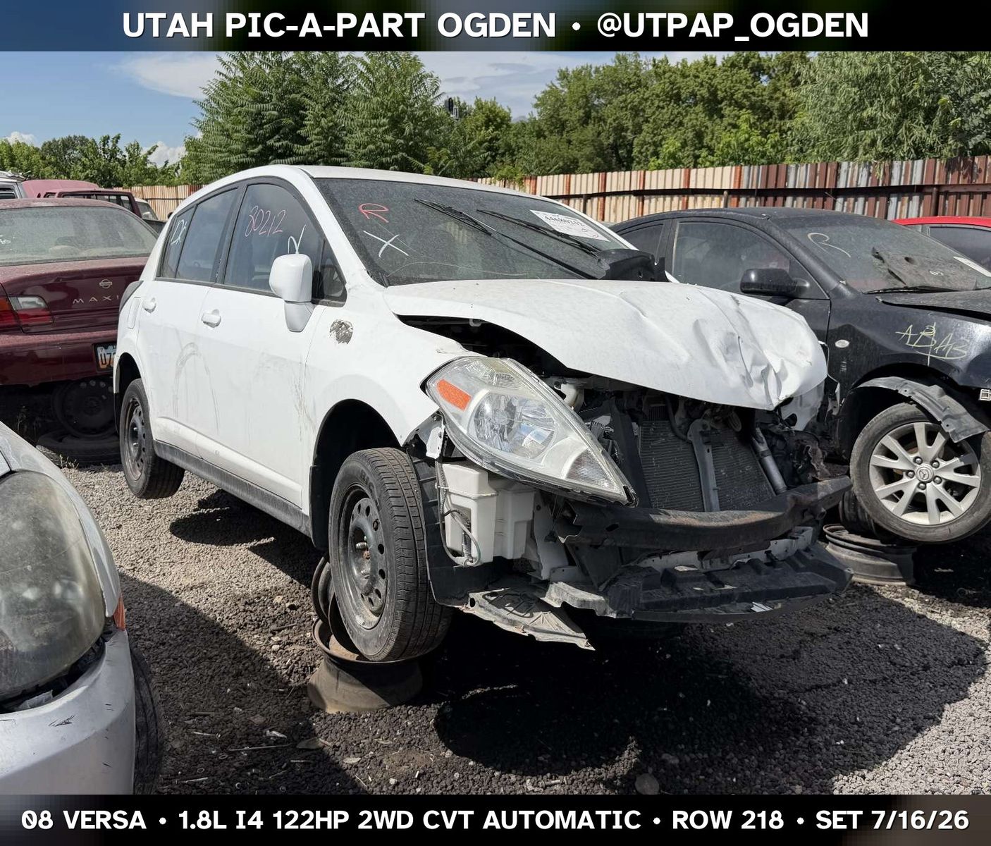2008 Nissan Versa Parts - UTPAP Ogden