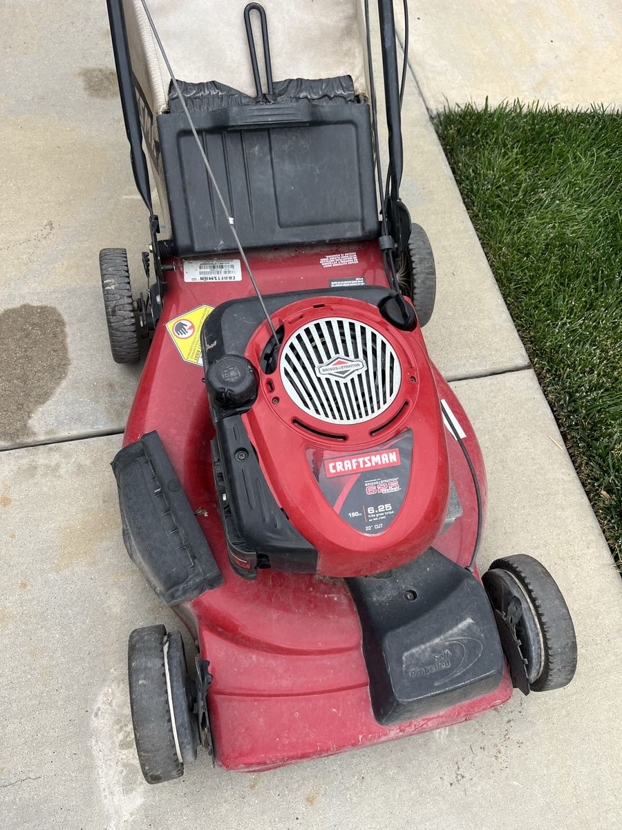 Craftsman lawnmower “push” self propelled doesn’t work when you set down.