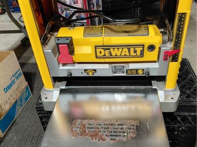 DeWalt DW734 12 1/2 inch heavy duty planer. $400