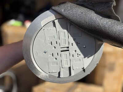 Legrand Wiremold RC4 Floor Poke-Thru Outlet –