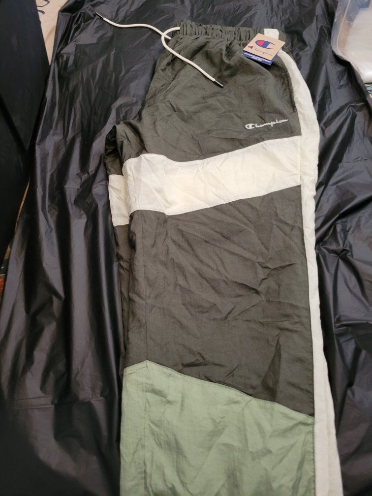 Champion Men's Color Block Track Pants - New with Tags, Size 2XL