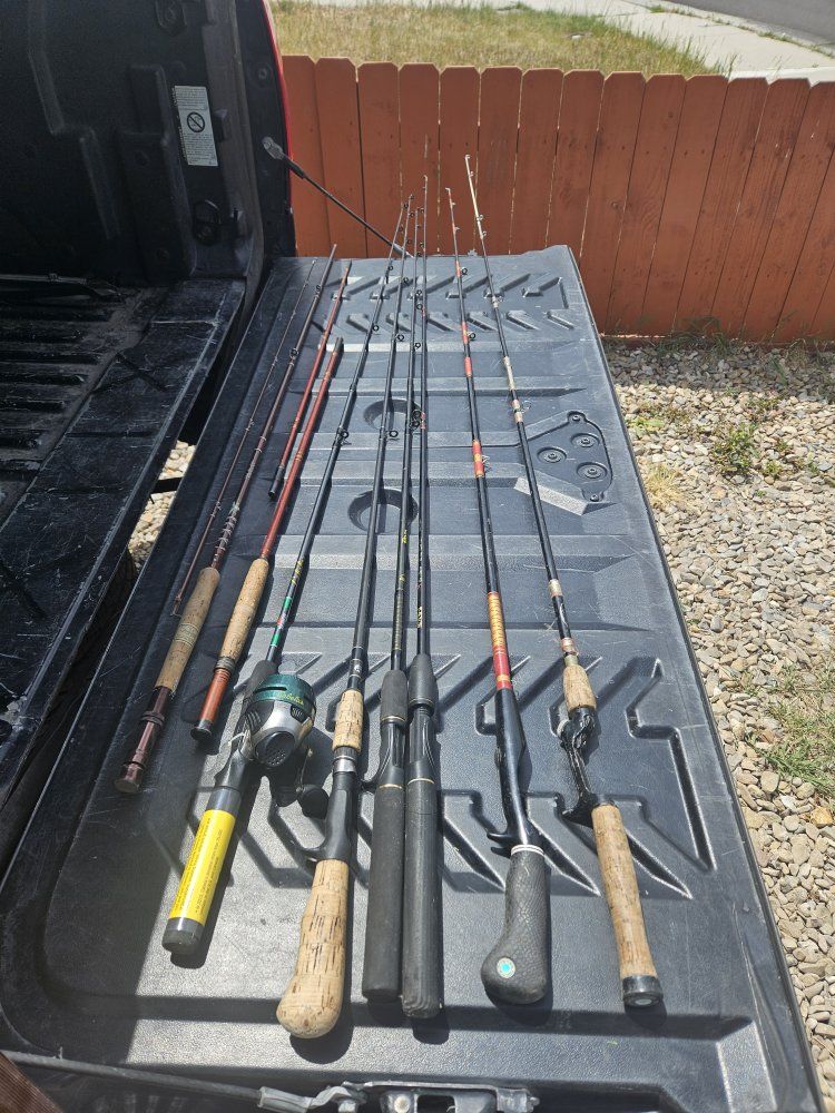 fishing poles