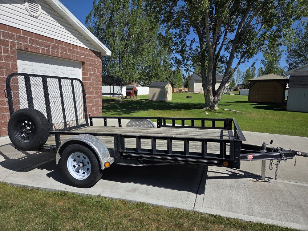 15ft Utility Trailer with Side Loading
