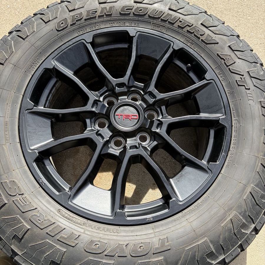Toyota Tundra TRD Wheels & Toyo Open Country A/T III Tires LT285/65R20 - Set of 4