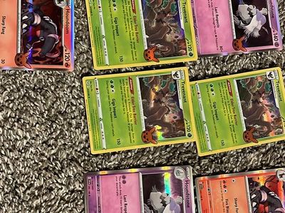 Pokémon TCG Trick or Trade Halloween Promo Card Lot - Holofoil Cards Included
