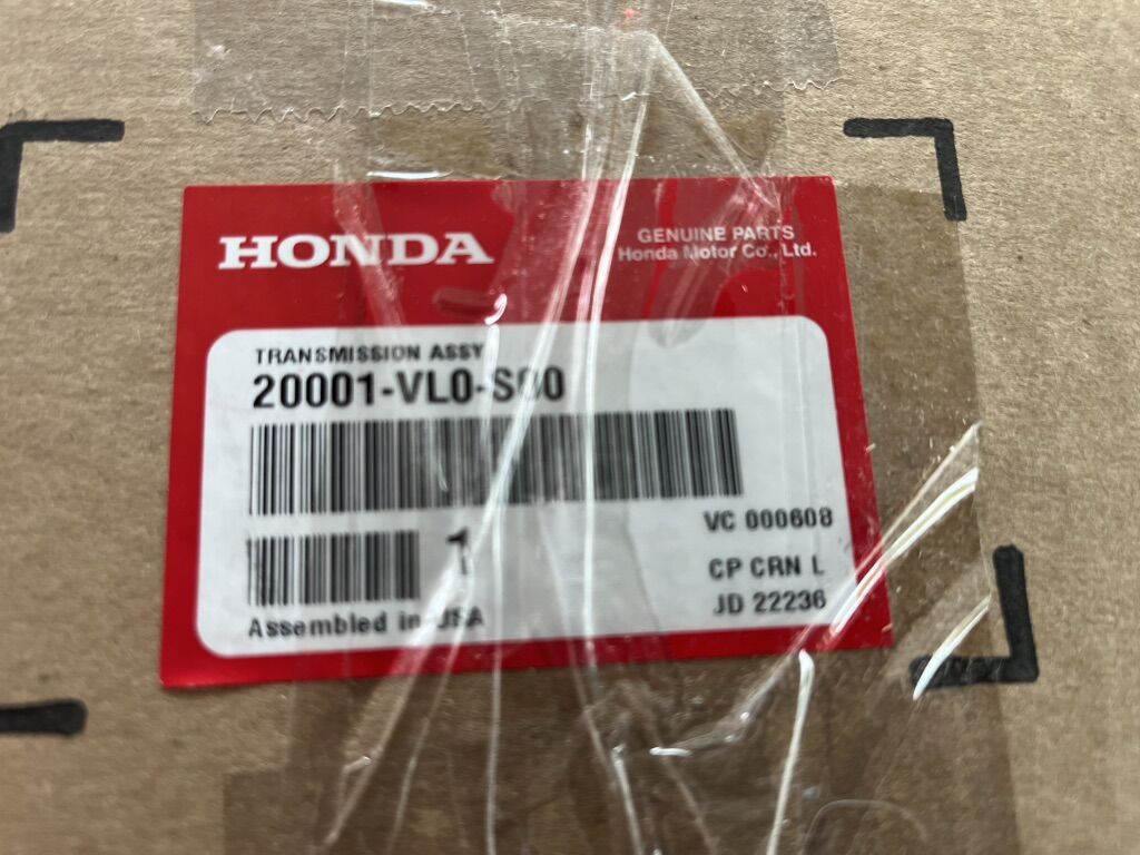 Honda Brand New Lawnmower Transmission