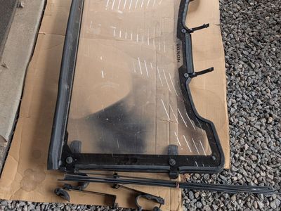 Pioneer 700-4 Canvas top and Honda OEM Windshield