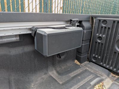 Nissan Tailgate Audio By KICKER - utilitrack mounted Bluetooth Sound System