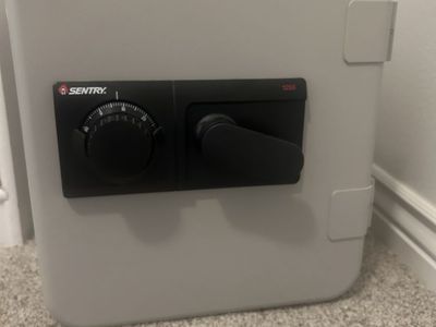 Sentry Safe 1250 Fire-Resistant Chest Safe with Combination Lock, Gray