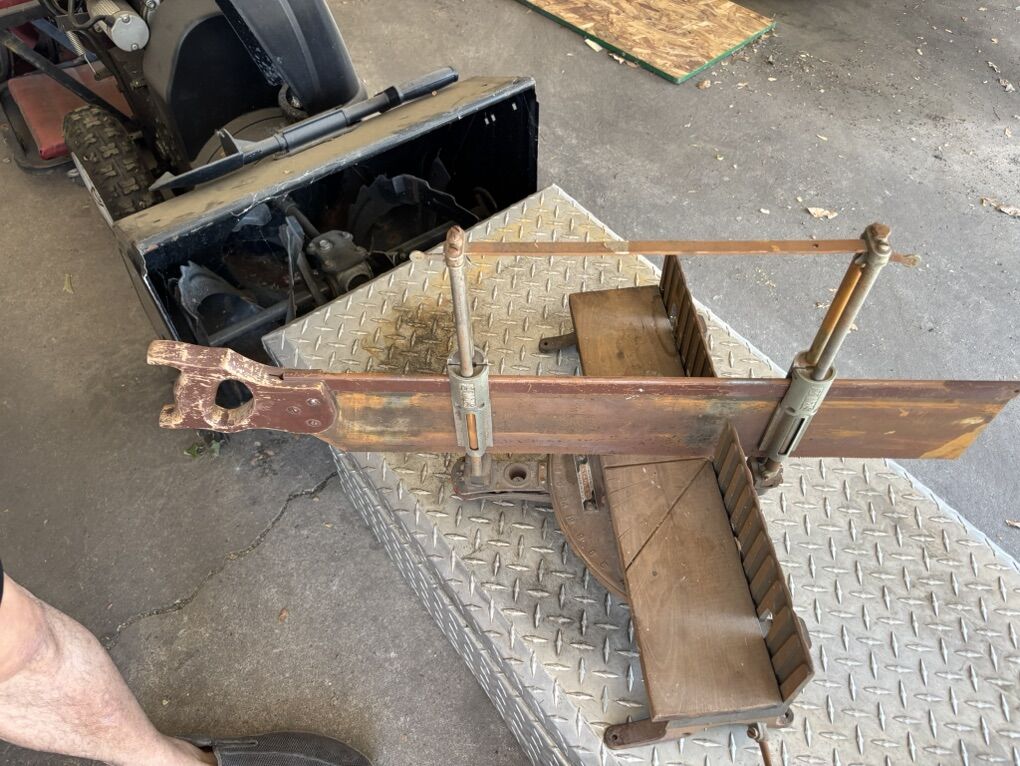 Antique Stanley Saw # model 358 Miter Saw @ Box