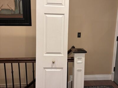 Bi-Fold Closet Door For 3 Foot Closet Or 1/2 Of 6'