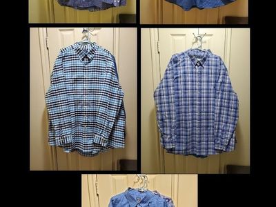 Lot of 5 XXL Tall Dress Shirts Ralph Lauren & Broo