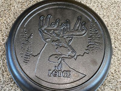 Cast Iron Skillet Lodge Buck #8 - Great Dutch Oven Accessory