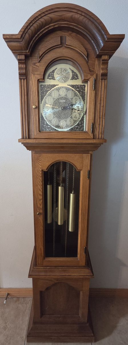 Seth Thomas "Tempus Fugit" Grandfather Clock