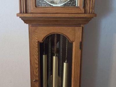 Seth Thomas "Tempus Fugit" Grandfather Clock