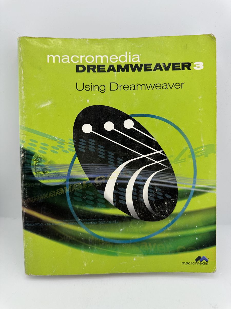Macromedia Dreamweaver 3 Using Dreamweaver Guide 1999 Web Design PB