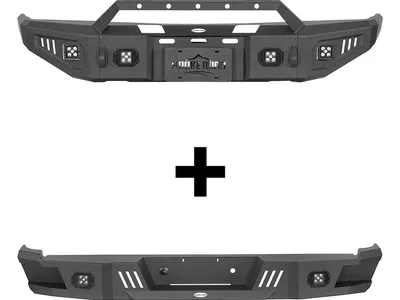 HOOKE ROAD FR. AND RR BUMPER SET 88-98 FLEETSIDE PICK-UP SUV