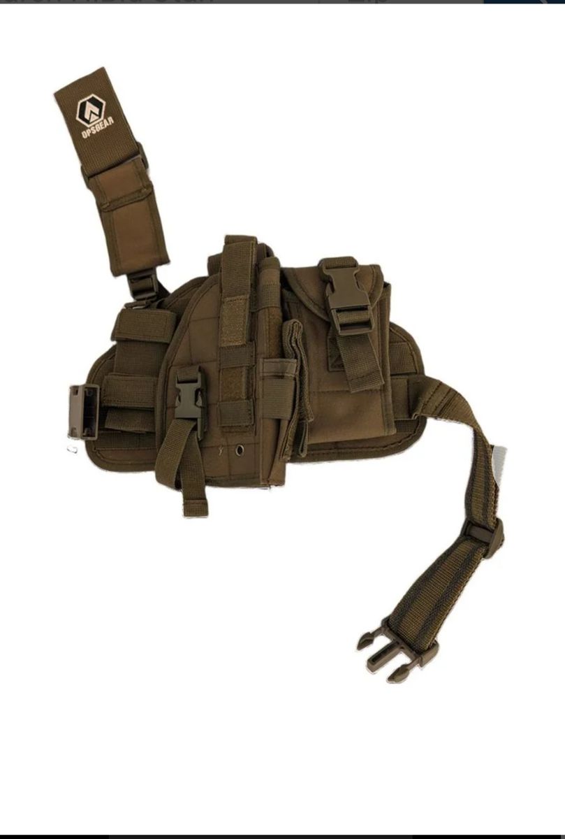 The Drop Leg Holster Right Handed. Brand new