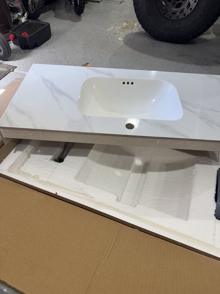 Ceramic/Sintered Stone Bathroom Countertop Only