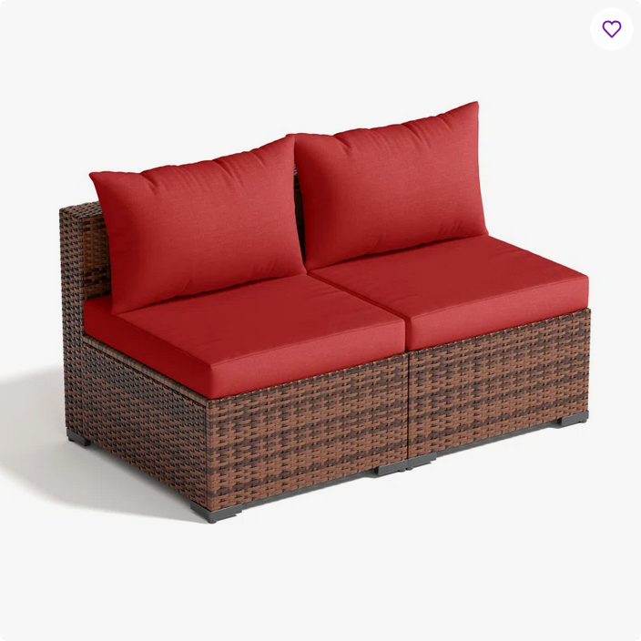 2-Person Outdoor Seating Group With Cushions - Brand New