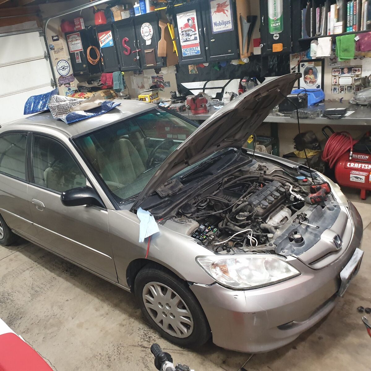 2005 Honda Civic 1.7 L 4 sale will trade shifter