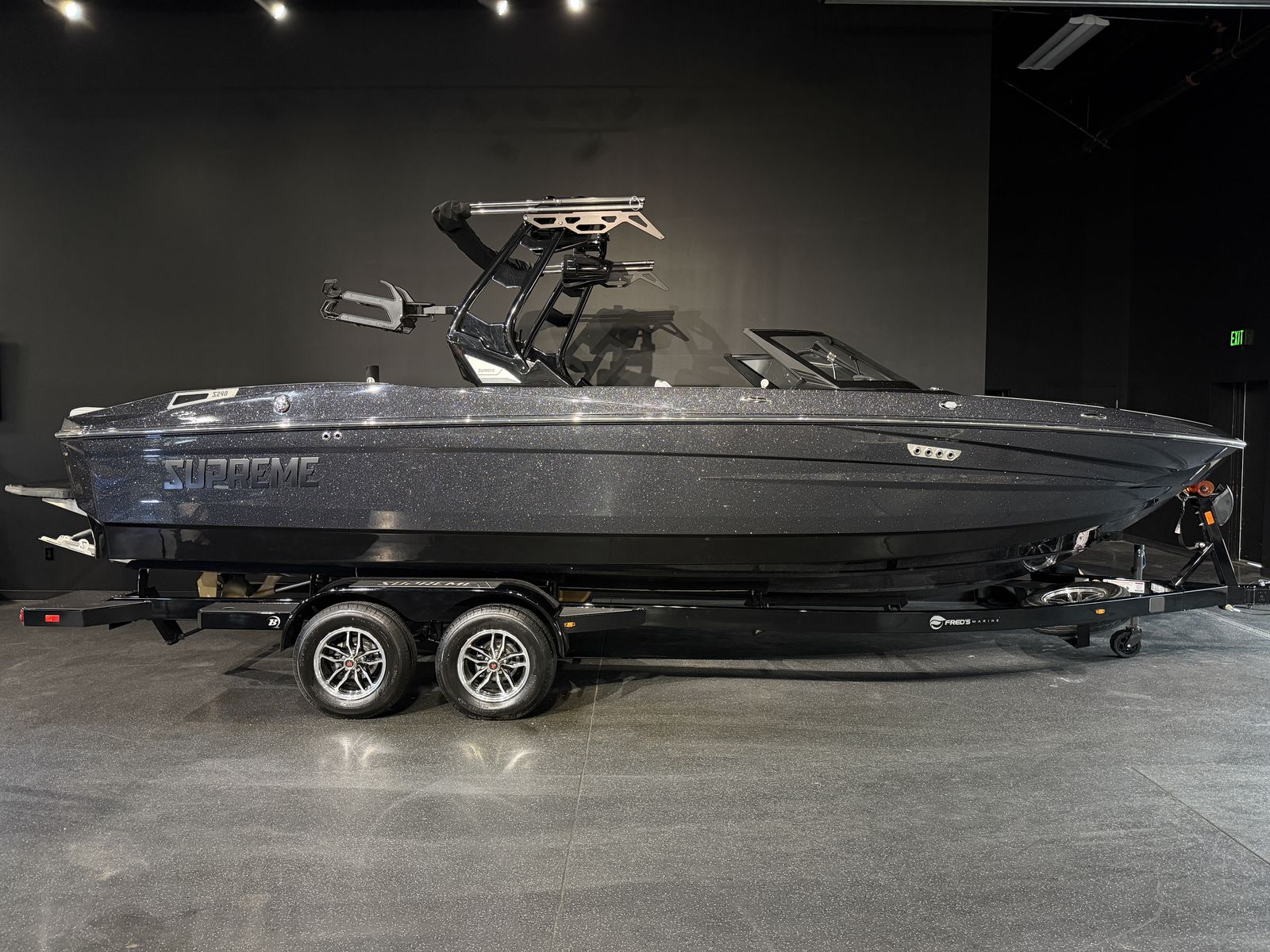 2026 Supreme S240 - Black & Black Metal Flake