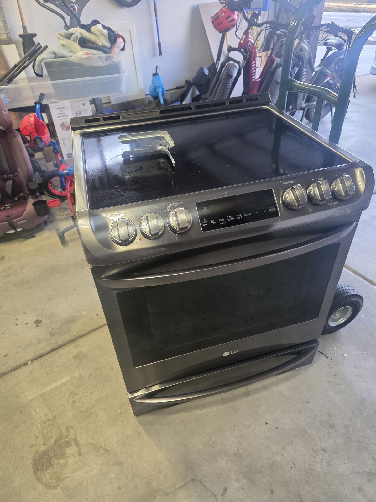 LG electric range