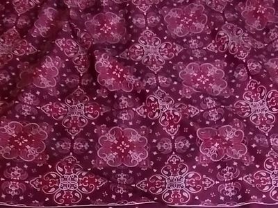 Anthony Richards Plus Size Women's 4X Purple Paisley Short Sleeve Nightgown 100% Polyester