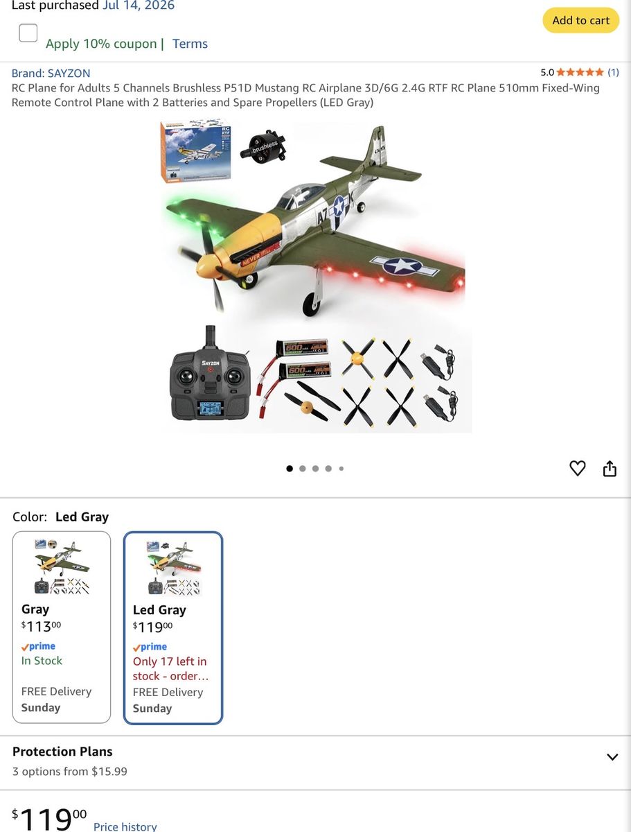 Remote control fighter jet with multiple extra adult (ages 14 and up!) New in Box!!