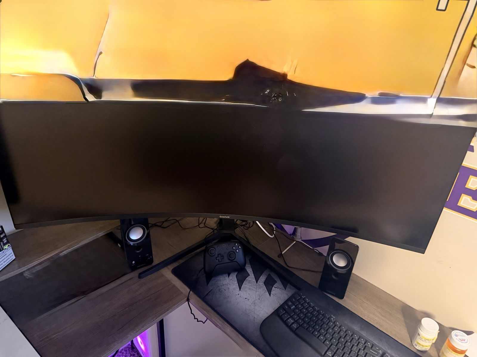 Gawfolk 49 inch HD 4k Curved Gaming Computer Monitor