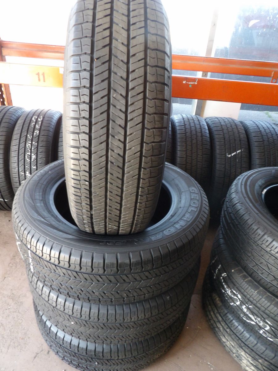 225/65R17 YOKOHAMA GEOLANDER G91 SET OF USED TIRES