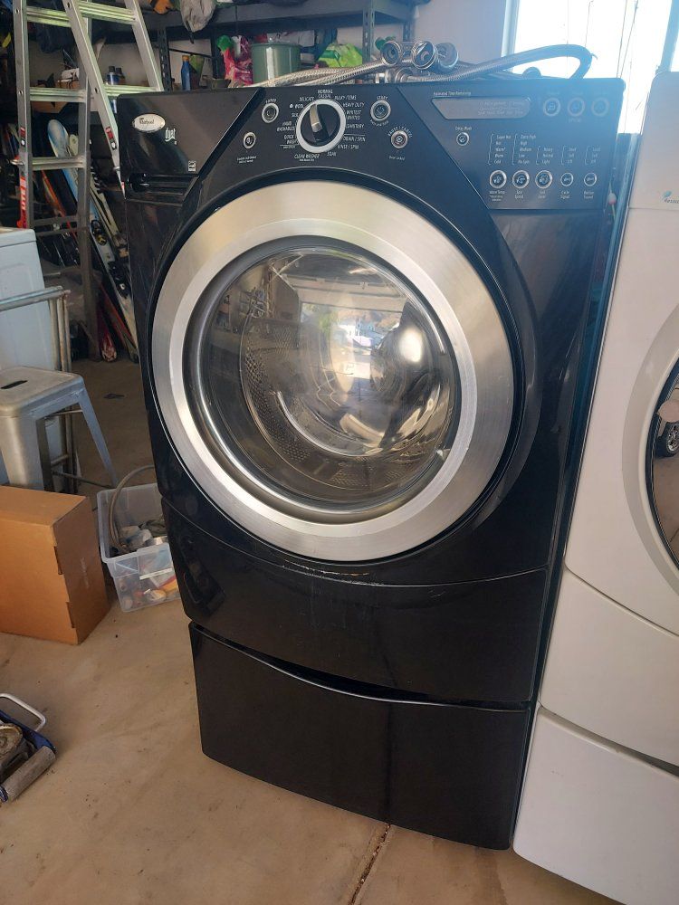 Whirlpool duet HT washer + pedestal drawer, not working 