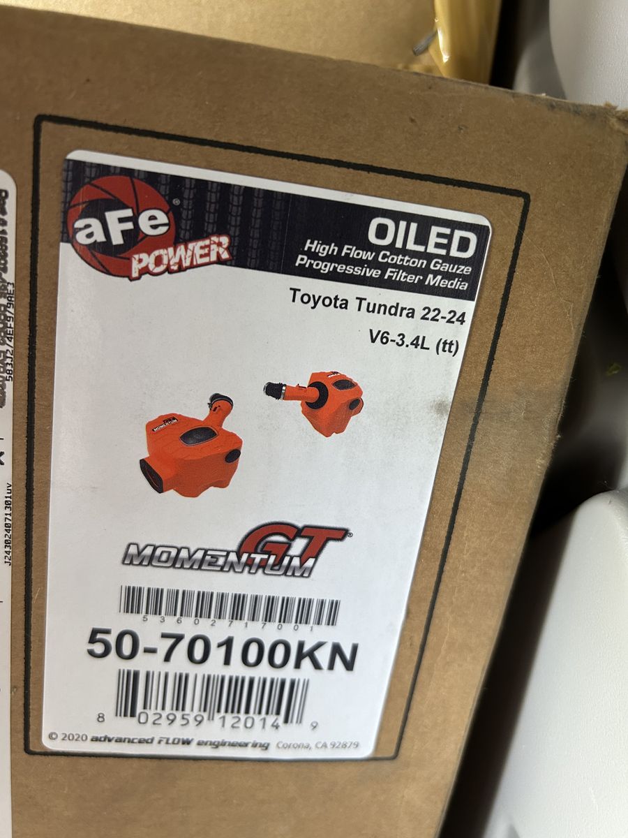 22-present cold air intake for tundra