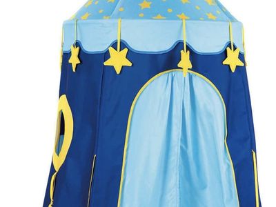 J'adore Stars & Moon Children's Play Tent Playhouse Blue