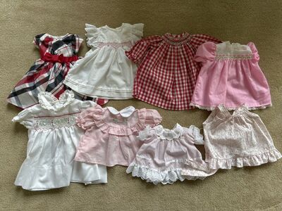 8 Vintage Doll Dresses