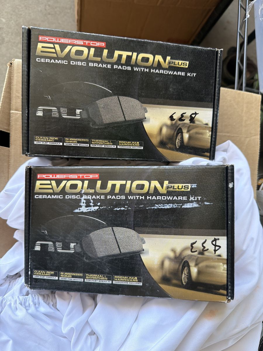 PowerStop Evolution Plus Ceramic Disc Brake Pads with Hardware Kit - New