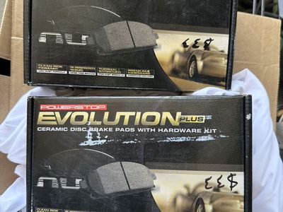 PowerStop Evolution Plus Ceramic Disc Brake Pads with Hardware Kit - New